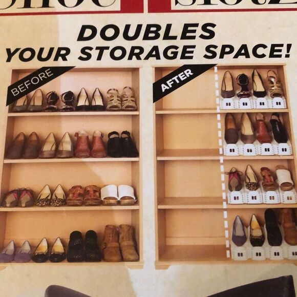 NEW Shoe Slotz Shoe organizer, six piece set - Picture 2 of 6